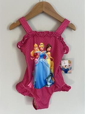 2010s Disney Princess Bathing Suit, New with Tags, 2t
